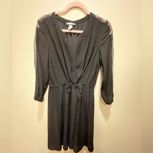 H&M silk and lace dress